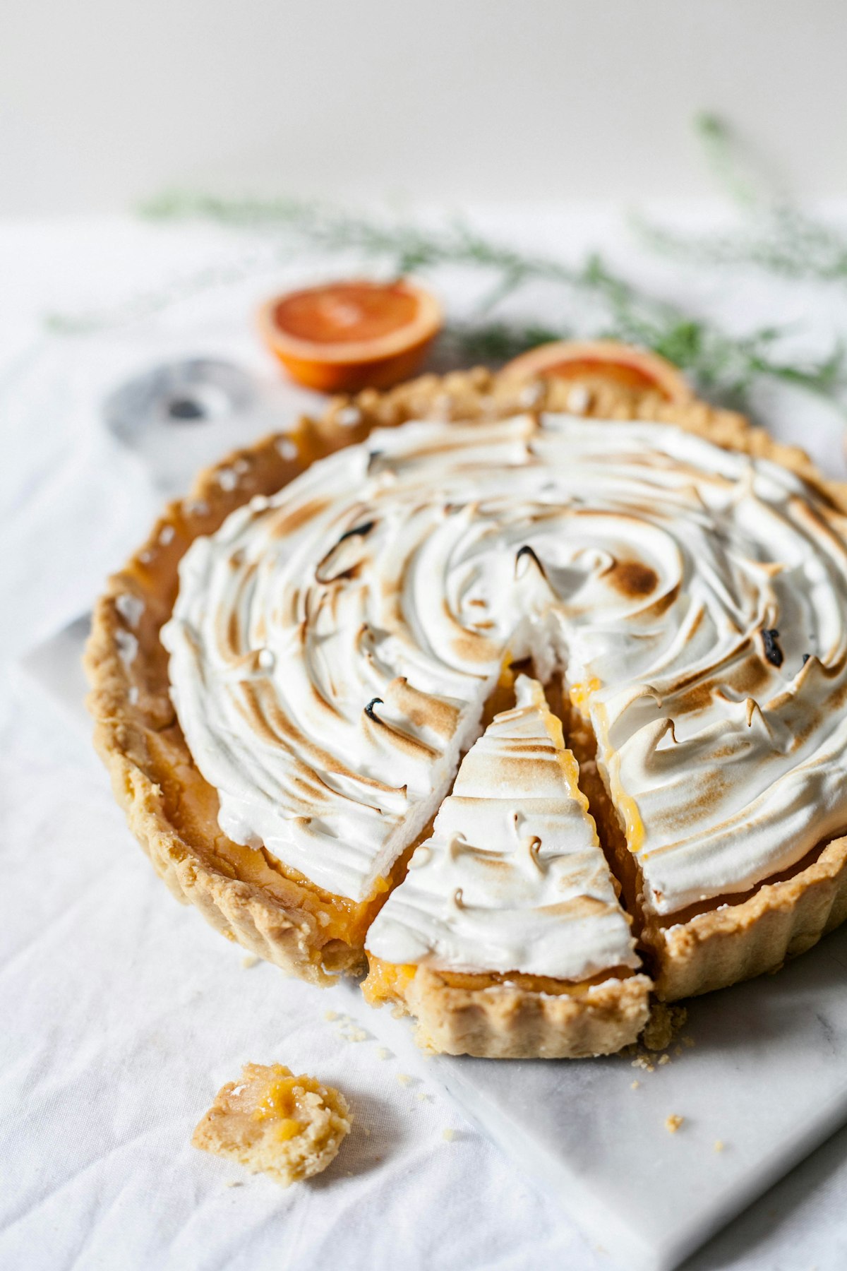 Pie de limón con merengue